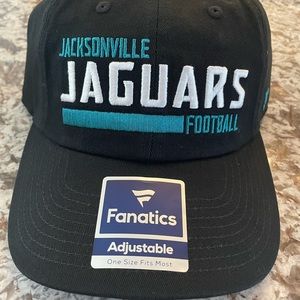 NWT NFL Jacksonville Jaguars Fanatics Branded Iconic Adjustable Hat - Black